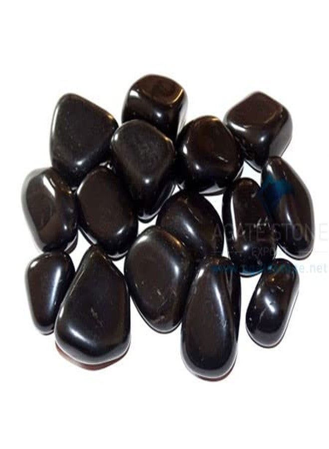 GO7, Black Polished Glossy Pebble Stones 2 kg - Image 4